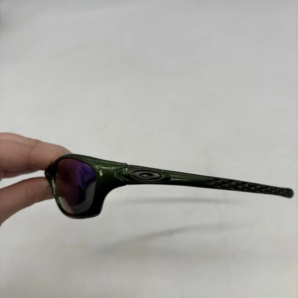 Oakley Fives 1.0 Algae Green with Gold Iridium Lenses and Gold Icons Polarized